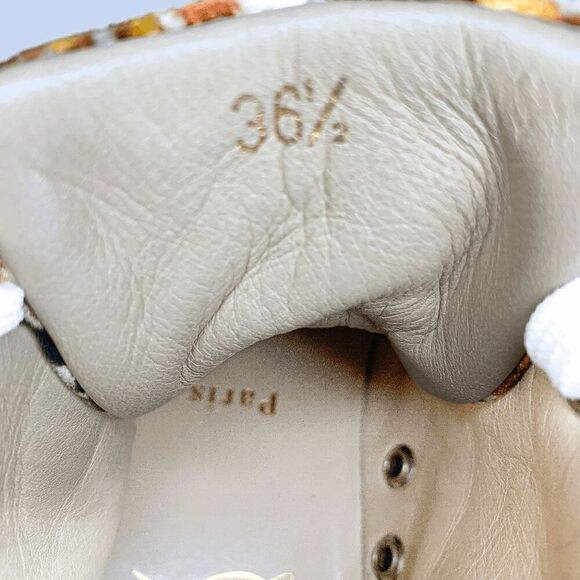 Christian Louboutin Bip Bip Orlato Velvet High Top Sneakers EU 36.5 US 6.5 - Picture 9 of 11